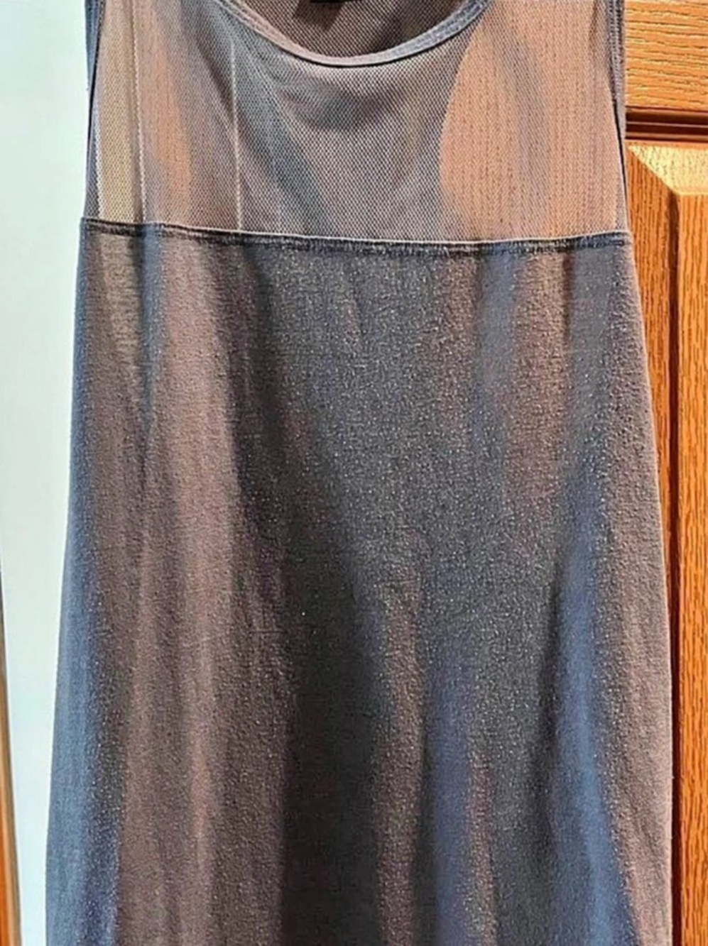 Victoria's Secret Victoria Sport Mesh Racerback Tank Top Gray Medium